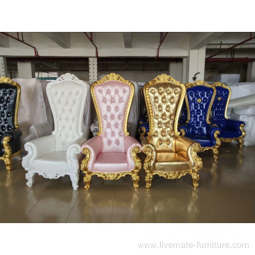 gold wedding wood chair factory